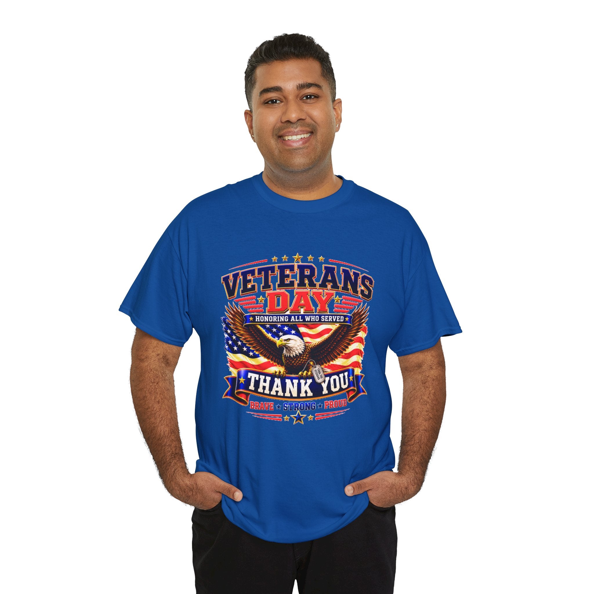 Veterans Day Eagle T-Shirt – "Thank You" Patriotic Tribute Tee