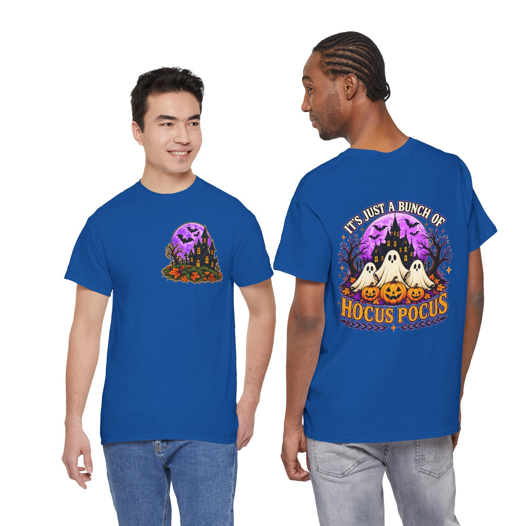 Hocus Pocus Halloween Shirt | Ghost & Pumpkin Front Back Tee