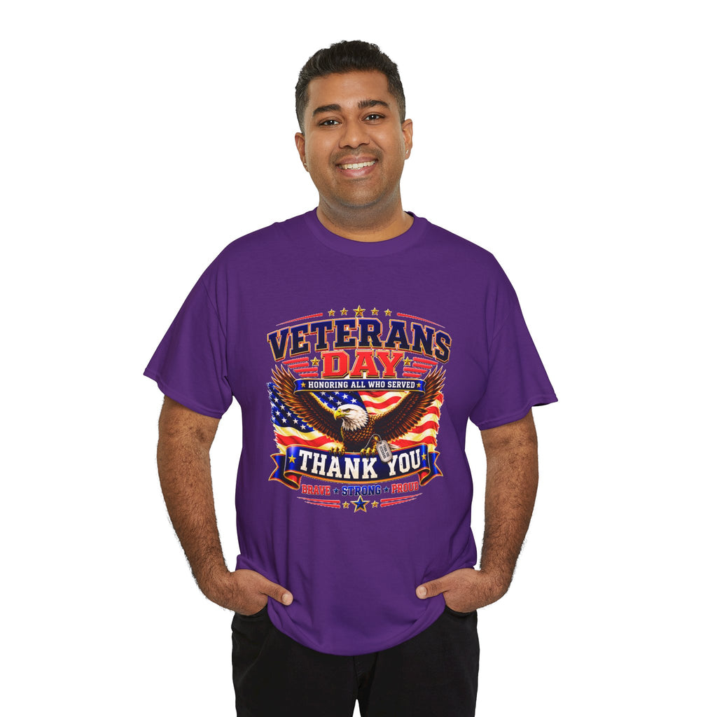 Veterans Day Eagle T-Shirt – "Thank You" Patriotic Tribute Tee