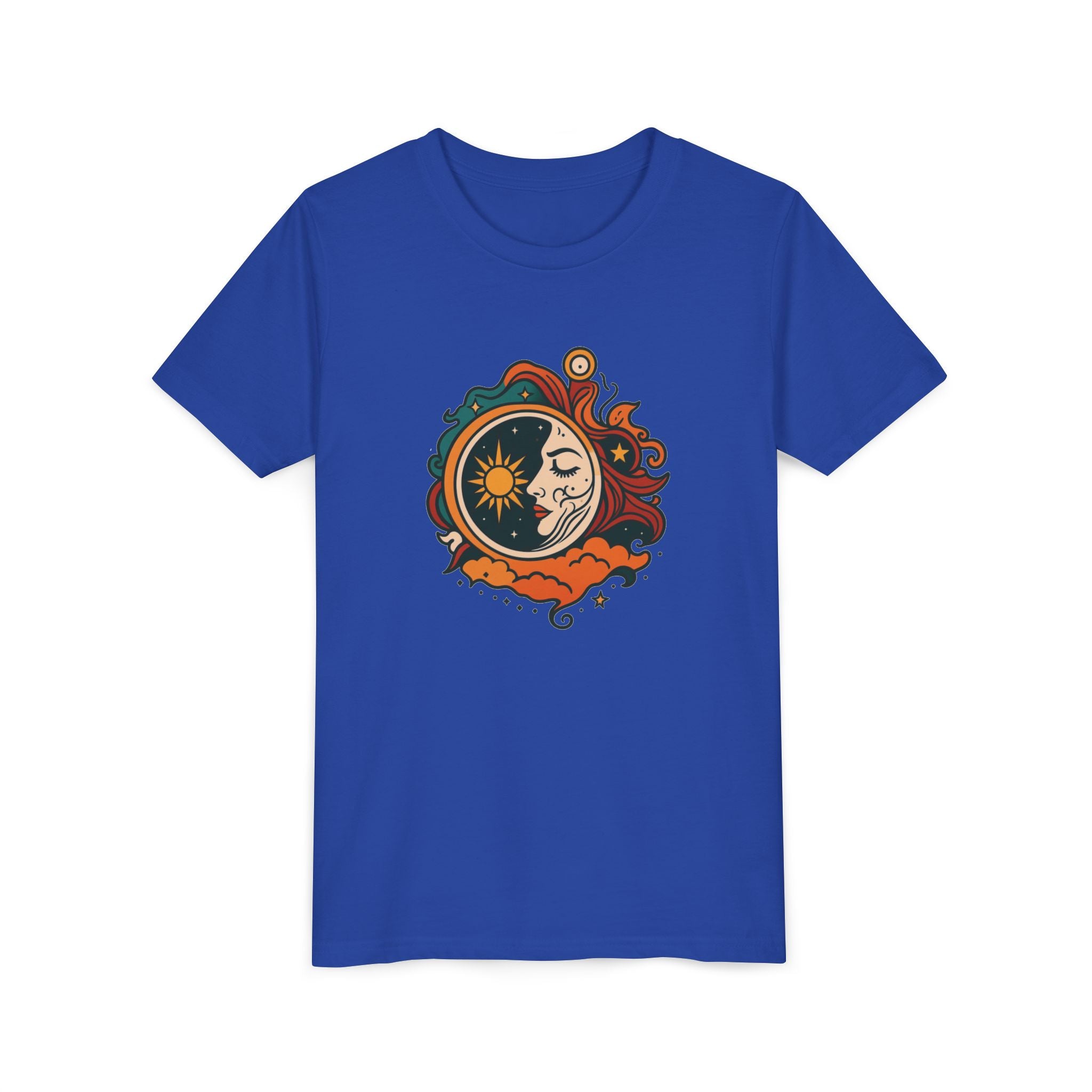 Youth Tee — Sun & Moon Yin Yang Kids Graphic T‑Shirt