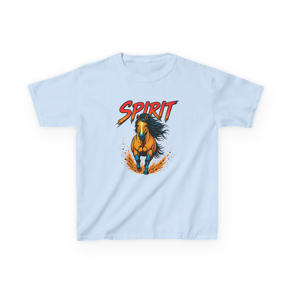 Kids 'Spirit' Galloping Horse T‑Shirt — Youth Graphic Tee for Horse Lovers