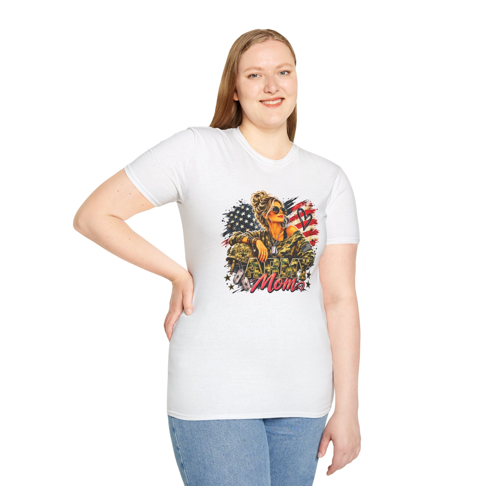 Military Mom Shirt, Patriotic Mom T Shirt, American Flag Shirt, Army Mom Gift, Military Mom Gift, USA Mom Tee