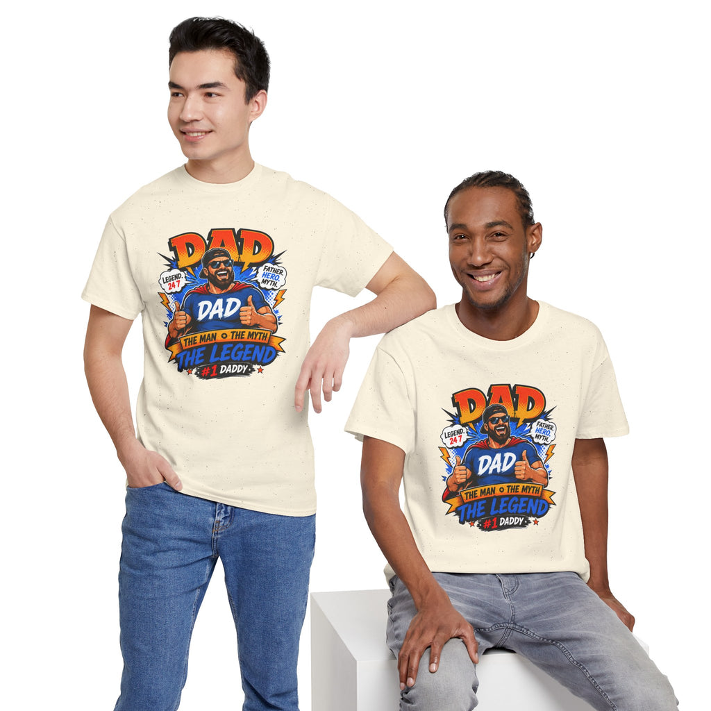 Funny Dad Shirt, Dad The Legend Tee, Father's Day Gift for Dad, Cool Dad Graphic T-Shirt, Best Dad Ever Shirt, Dad Gift