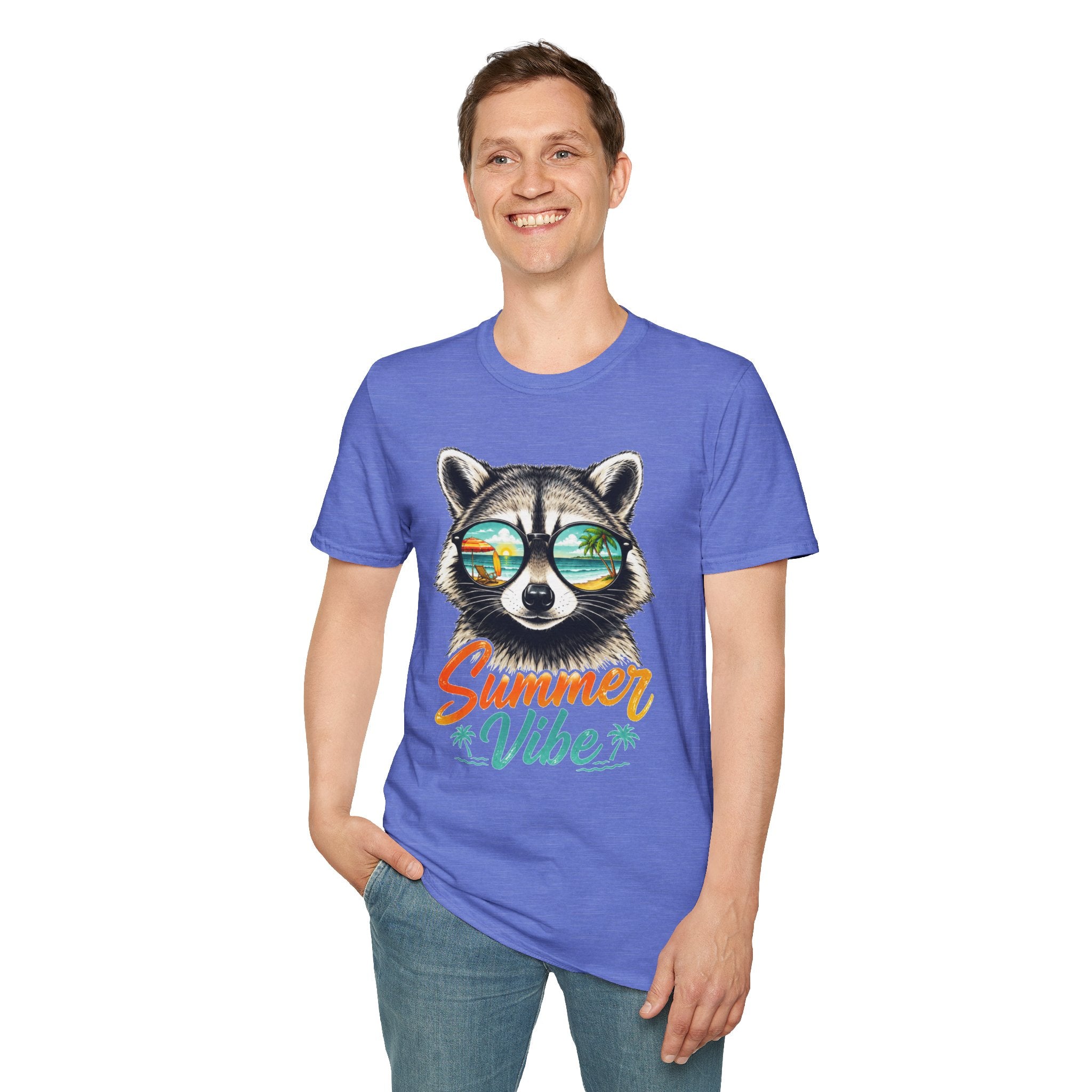 Summer Vibe Raccoon T-Shirt
