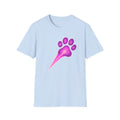 Pink Paw Print T-Shirt, Cute Dog Lover Tee, Aesthetic Animal Shirt, Gift for Pet Lovers