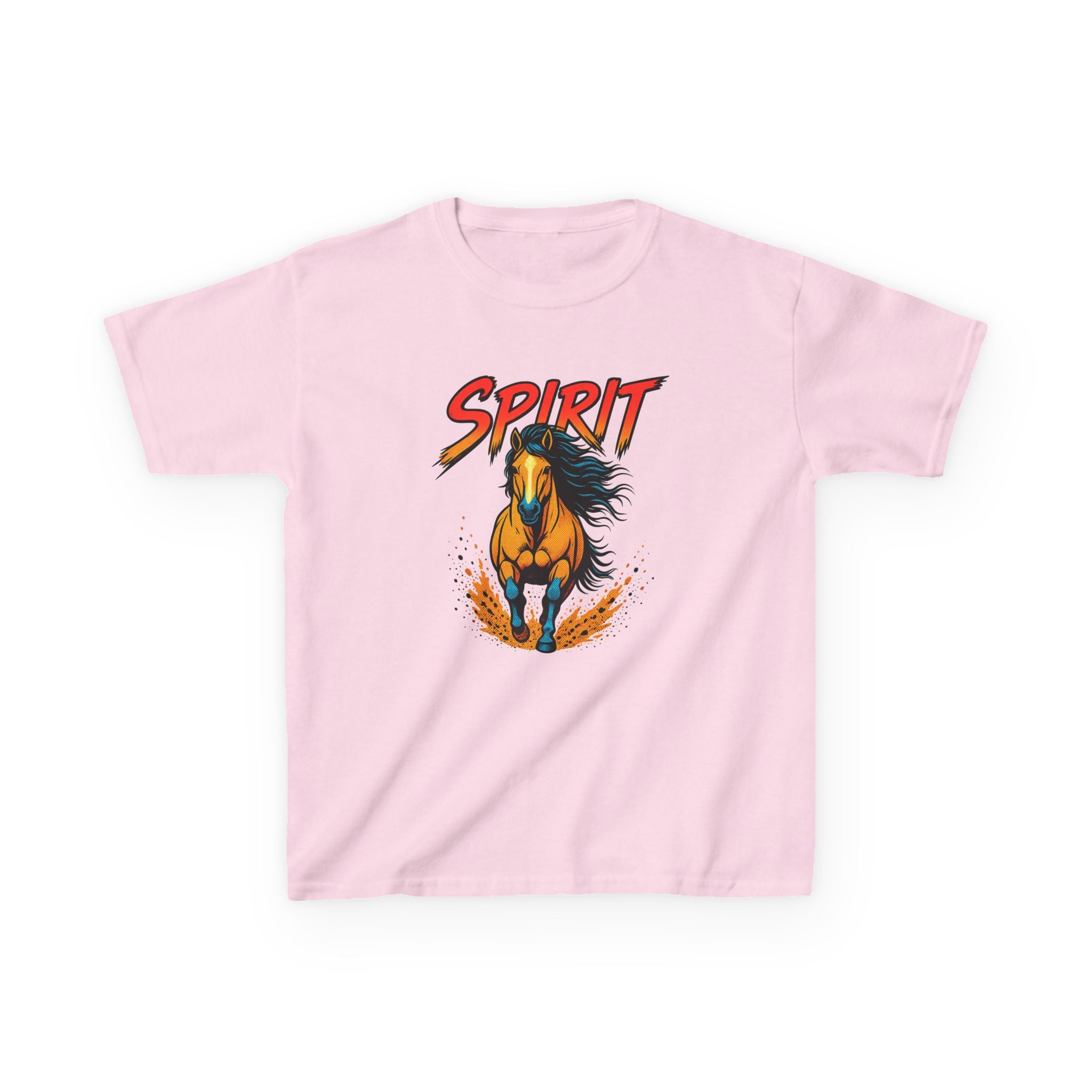 Kids 'Spirit' Galloping Horse T‑Shirt — Youth Graphic Tee for Horse Lovers