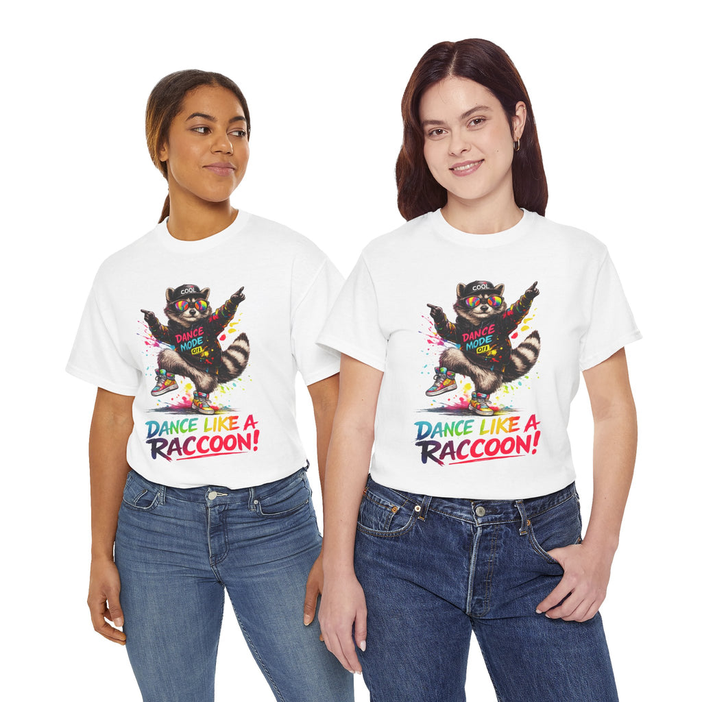 Dance Like a Raccoon T-Shirt — Cute Retro Raccoon Dance Graphic Tee