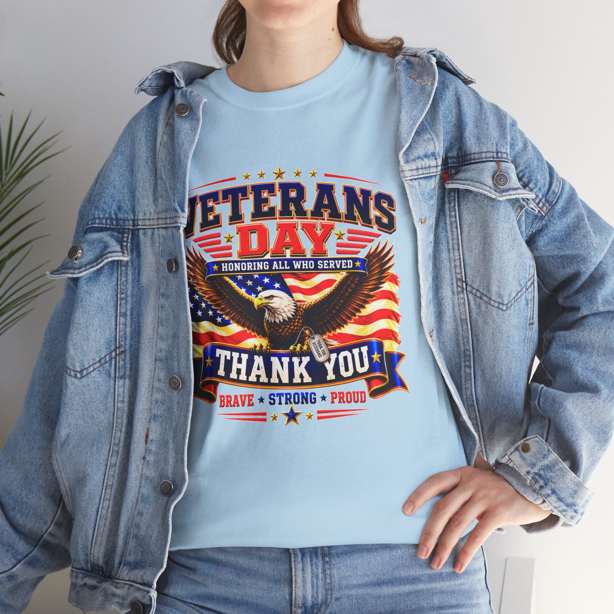 Veterans Day Eagle T-Shirt – "Thank You" Patriotic Tribute Tee