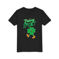 Feeling Lucky Youth Tee – Kids St. Patrick’s Day Shamrock Shirt