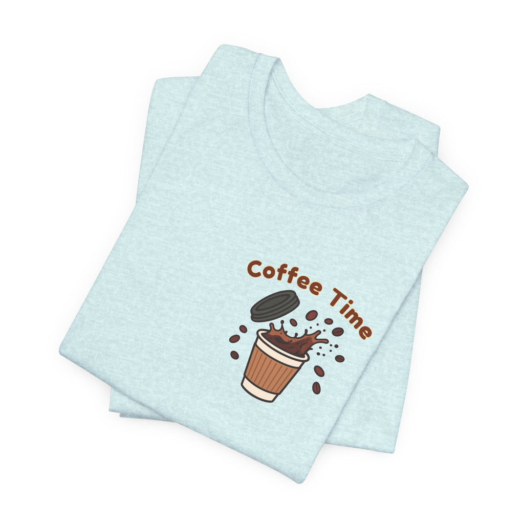 Coffee Time Tee — "More Espresso Less Depresso" Graphic T-Shirt
