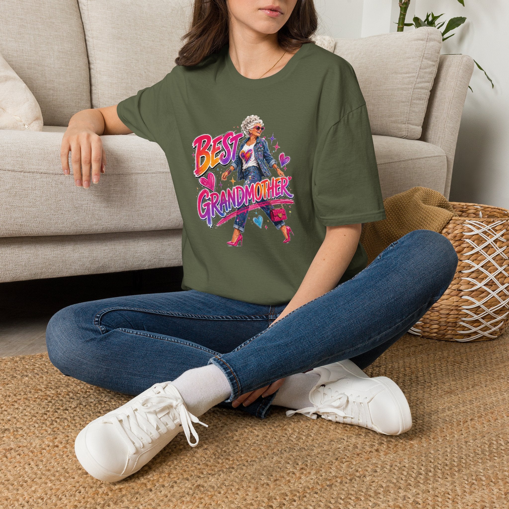 Best Grandmother Shirt, Funny Grandma T-Shirt, Cool Grandma Gift, Retro Grandma Tee, Grandma Birthday Gift