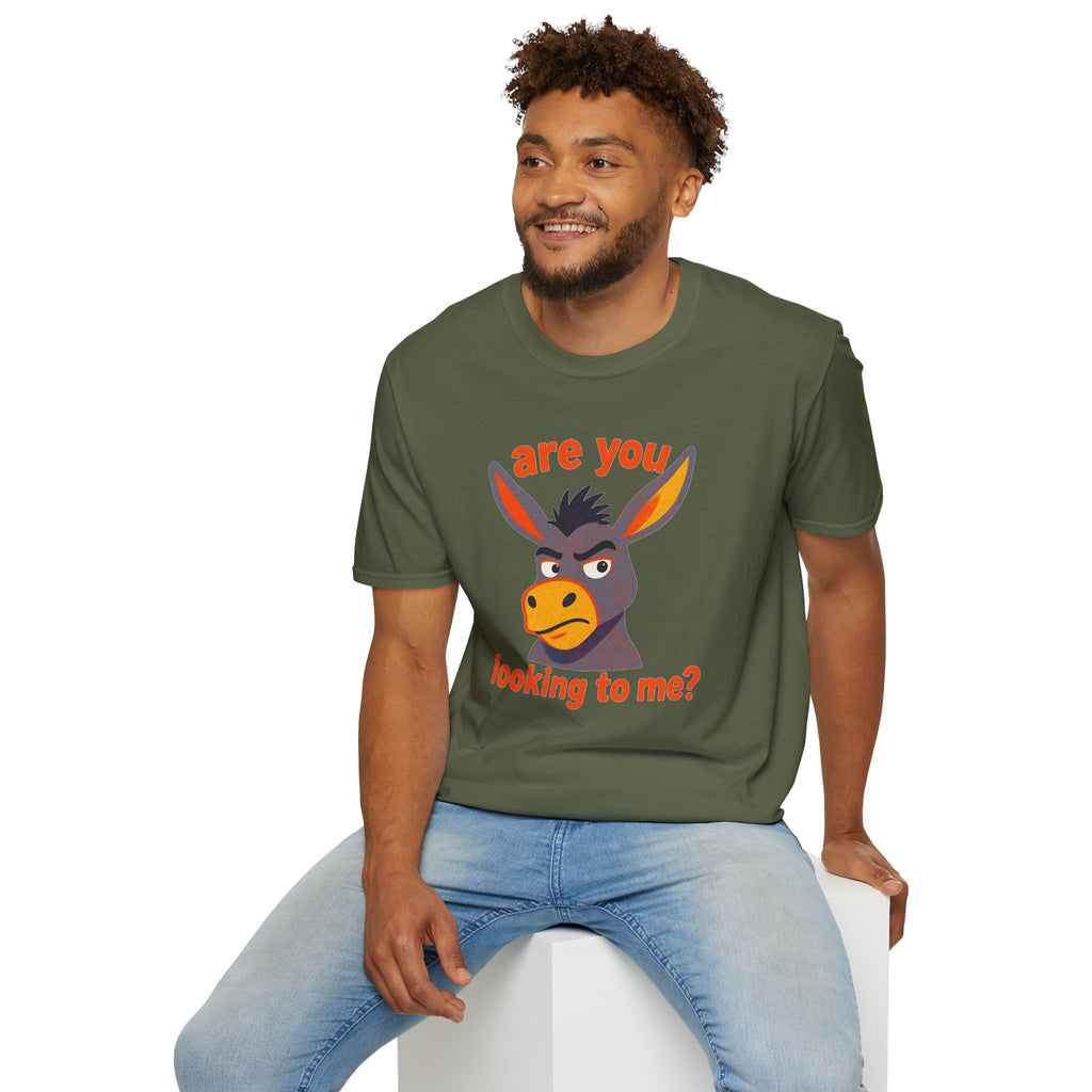 Are You Looking to Me? Donkey Graphic T-Shirt
