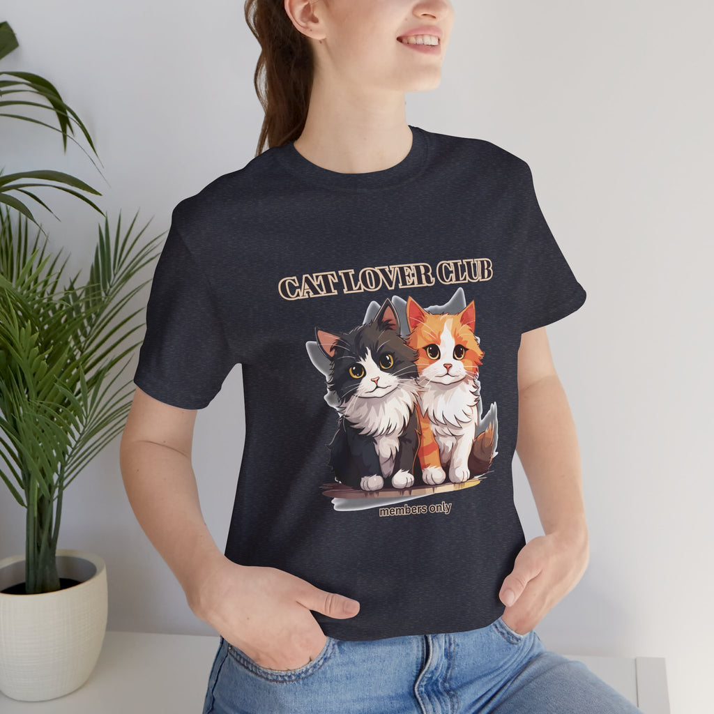 Cat Lover Club T-Shirt — Cute Kittens “members only” Graphic Tee