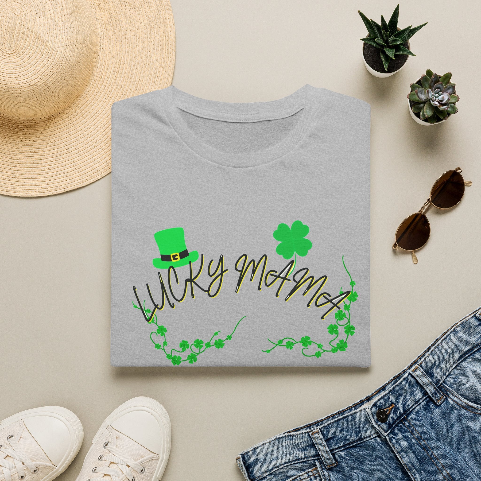 Lucky Mama T-Shirt — St. Patrick’s Day Shamrock Tee for Moms