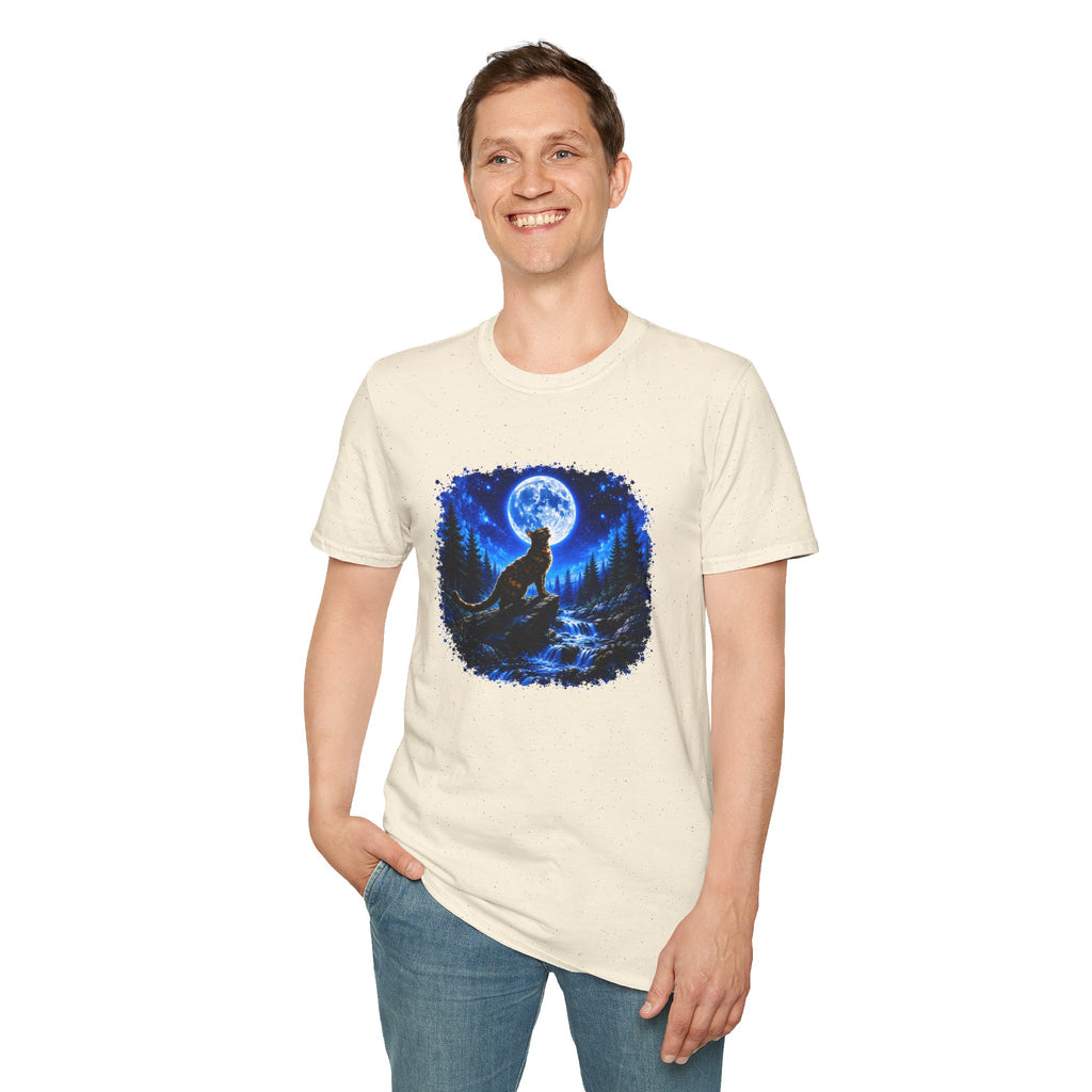 Cat Howl T-Shirt – Moonlit Night Graphic Tee