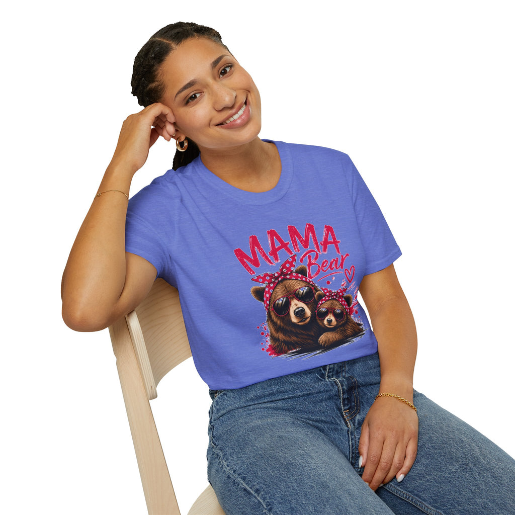 Mama Bear T-Shirt — Cute Sunglasses Bear Graphic