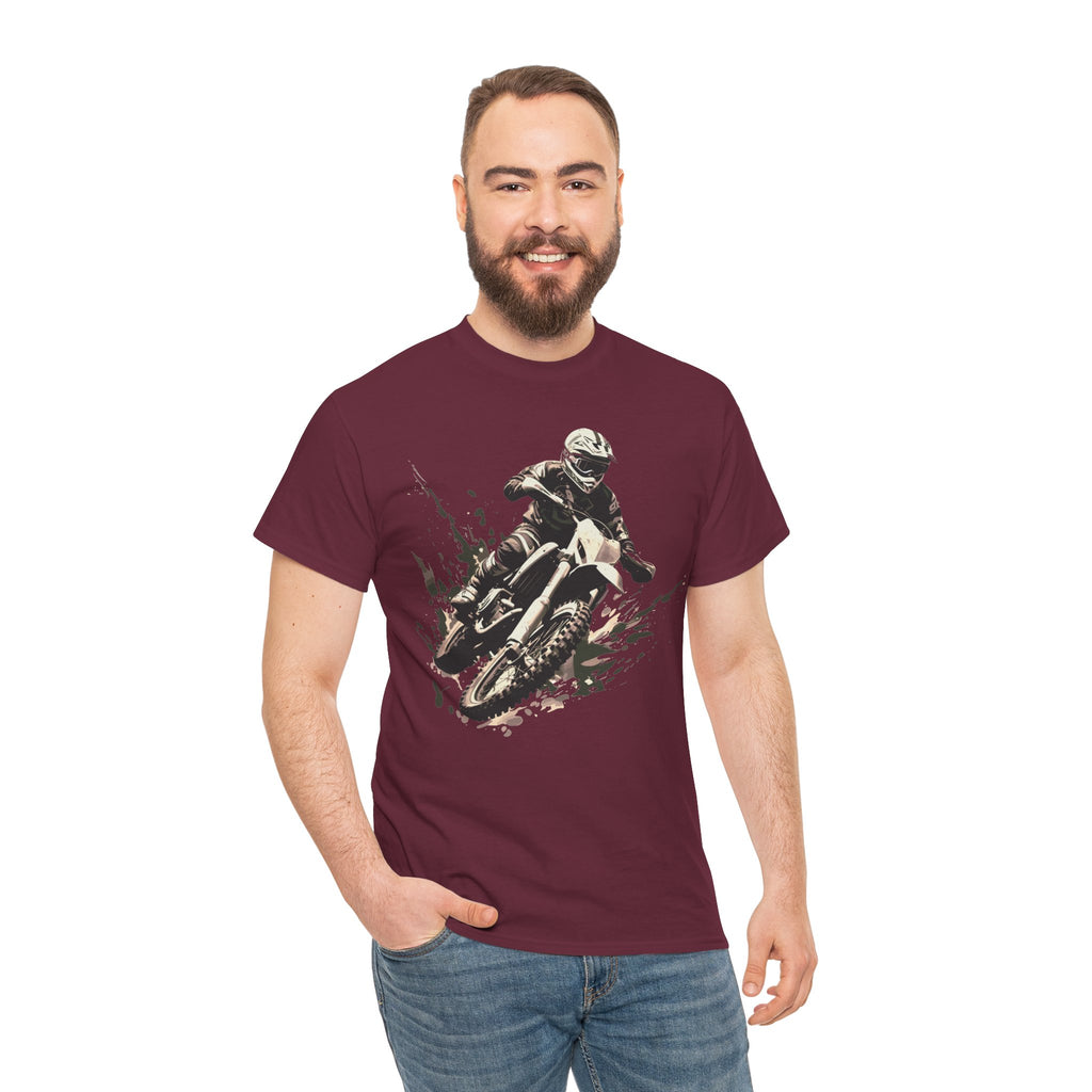 Motocross Rider Dirt Bike T-Shirt — Off-Road Racing Tee