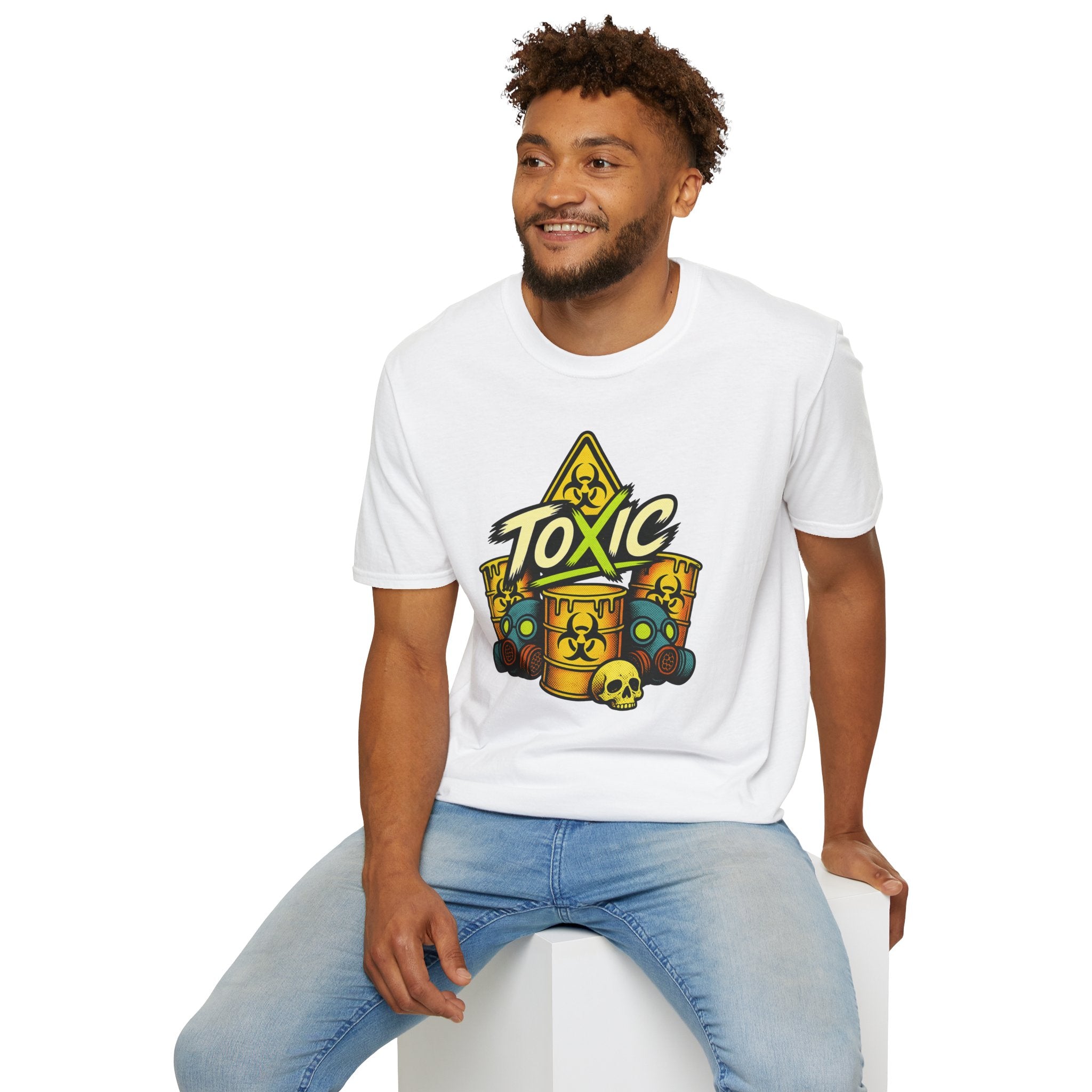 T-Shirt - Toxic Hazard Barrel Graphic Tee