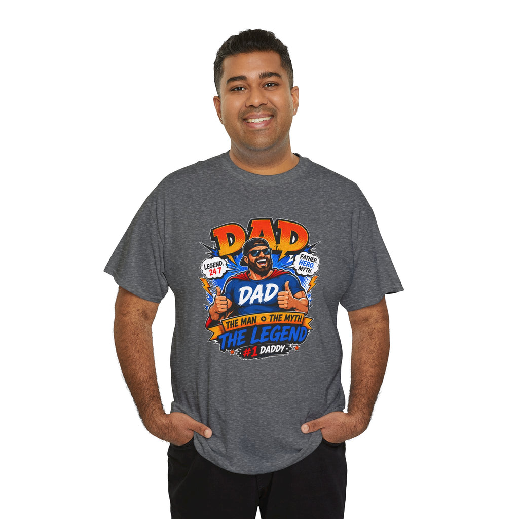 Funny Dad Shirt, Dad The Legend Tee, Father's Day Gift for Dad, Cool Dad Graphic T-Shirt, Best Dad Ever Shirt, Dad Gift