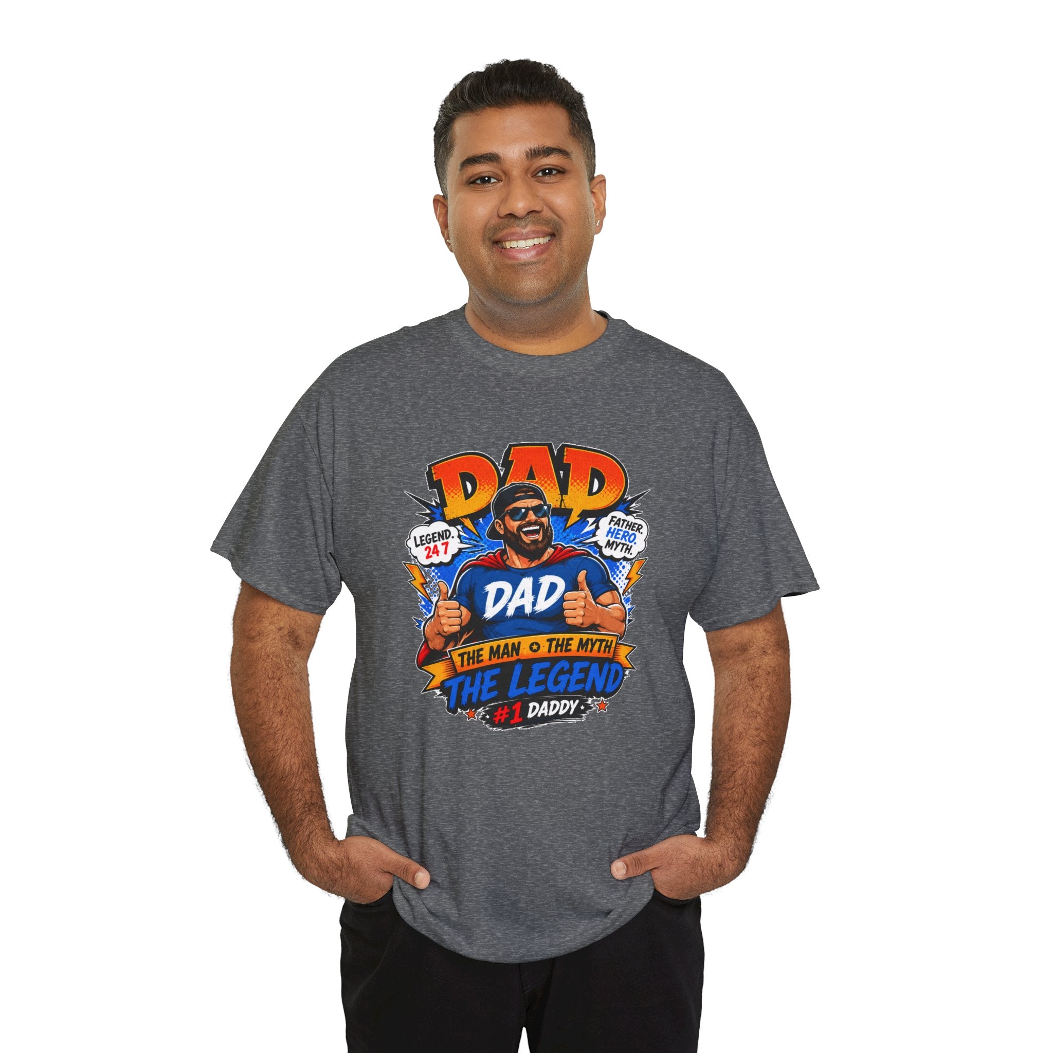 Funny Dad Shirt, Dad The Legend Tee, Father's Day Gift for Dad, Cool Dad Graphic T-Shirt, Best Dad Ever Shirt, Dad Gift