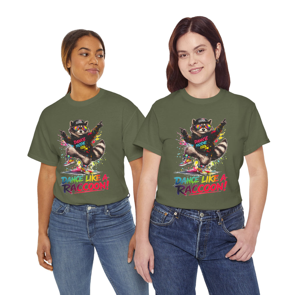 Dance Like a Raccoon T-Shirt — Cute Retro Raccoon Dance Graphic Tee