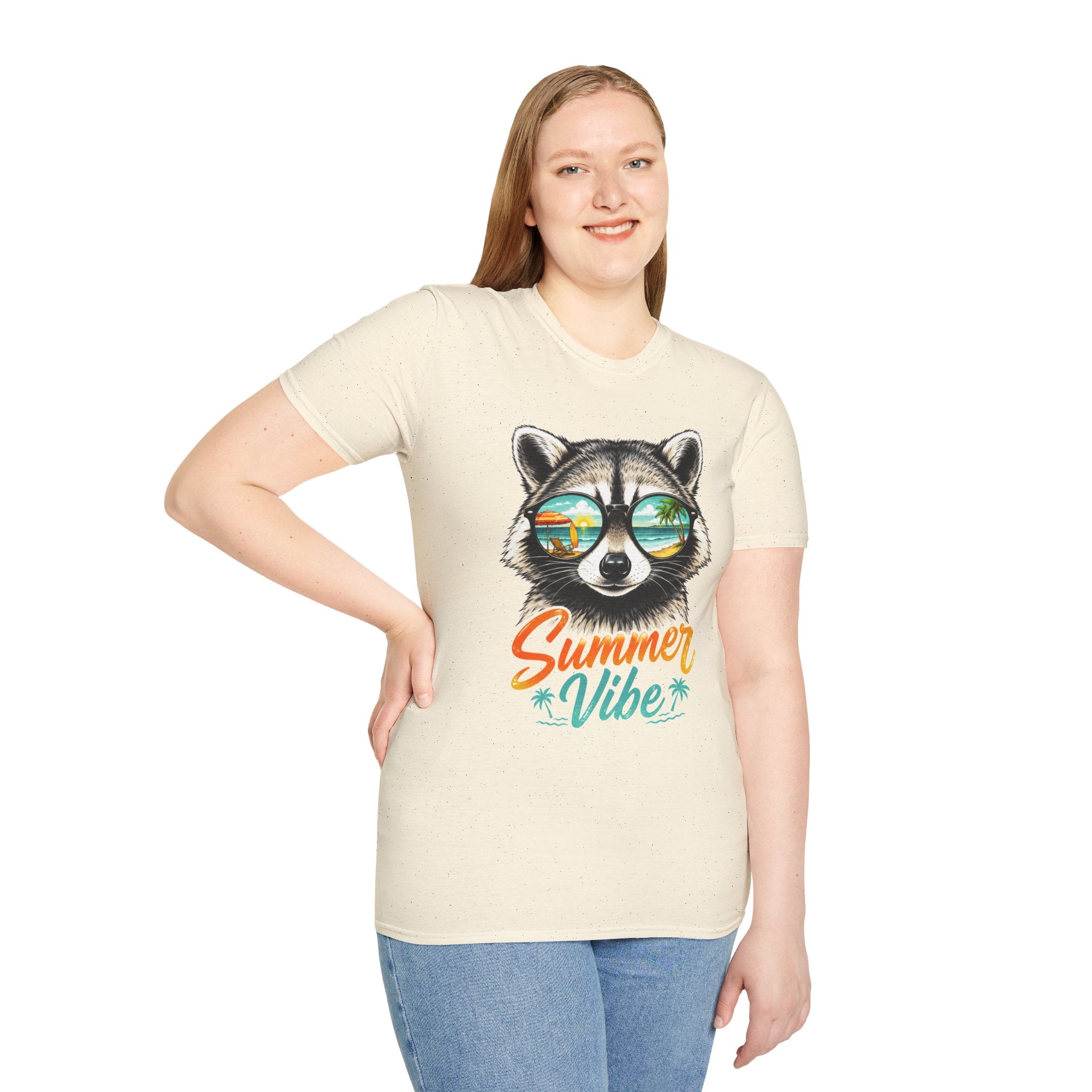 Summer Vibe Raccoon T-Shirt