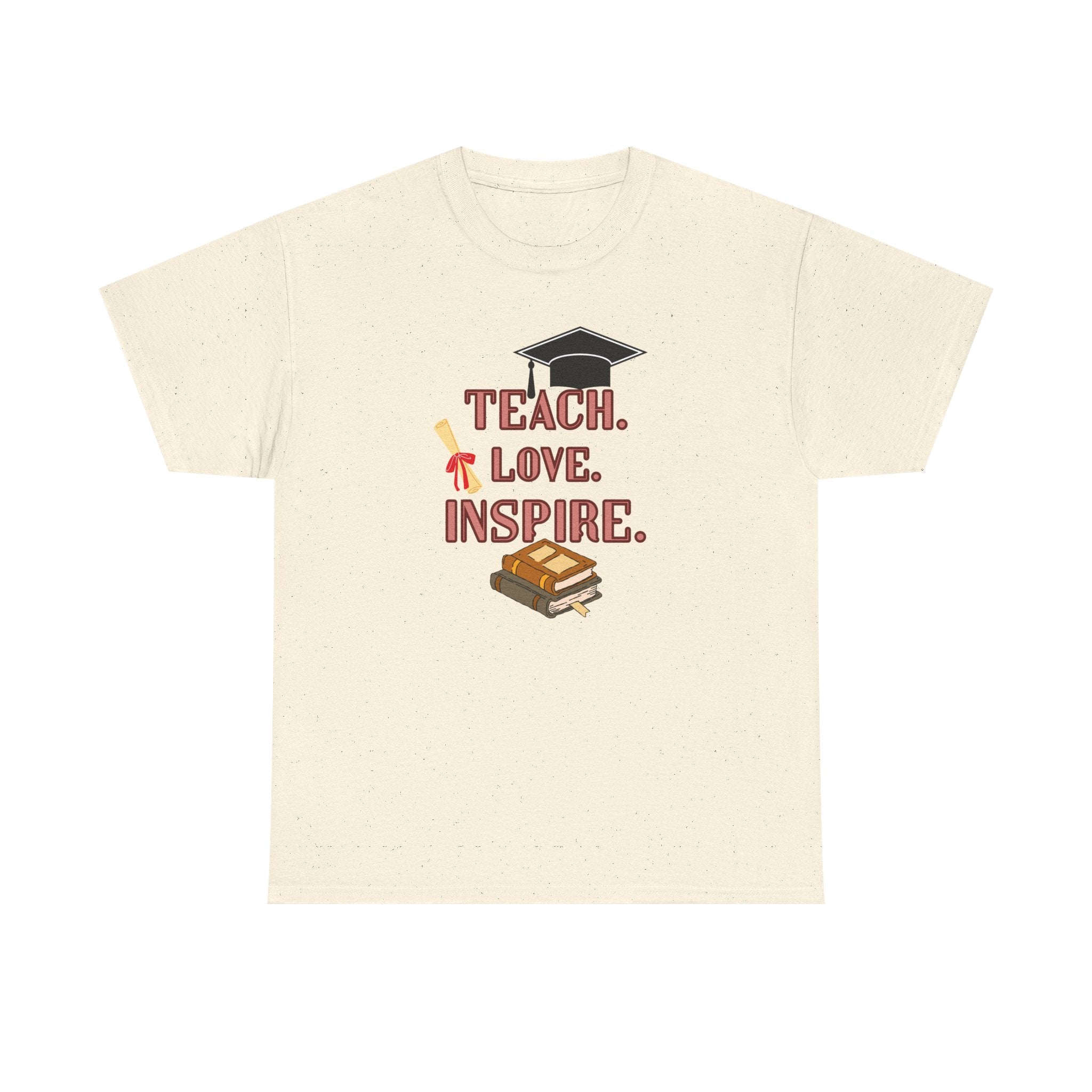 Teacher Shirt Teach Love Inspire, Teacher Gift T-Shirt, Back to School Tee, Inspirational Teacher Shirt, Unisex Graphic Tee