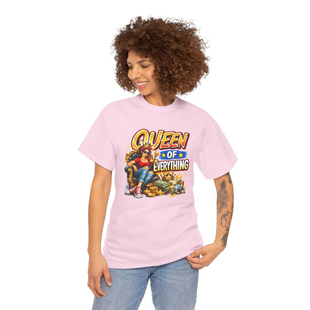 Queen of Everything Shirt | Funny Queen Graphic Tee | Gift for Mom | Boss Lady Shirt | Retro Vintage Tee