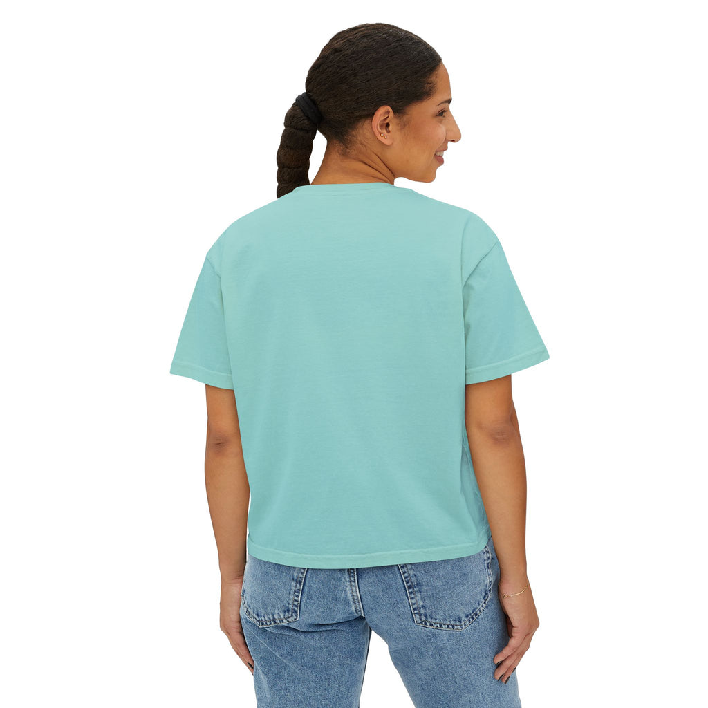 Wild Heart Rose T-Shirt for Women Vintage Floral Boxy Tee