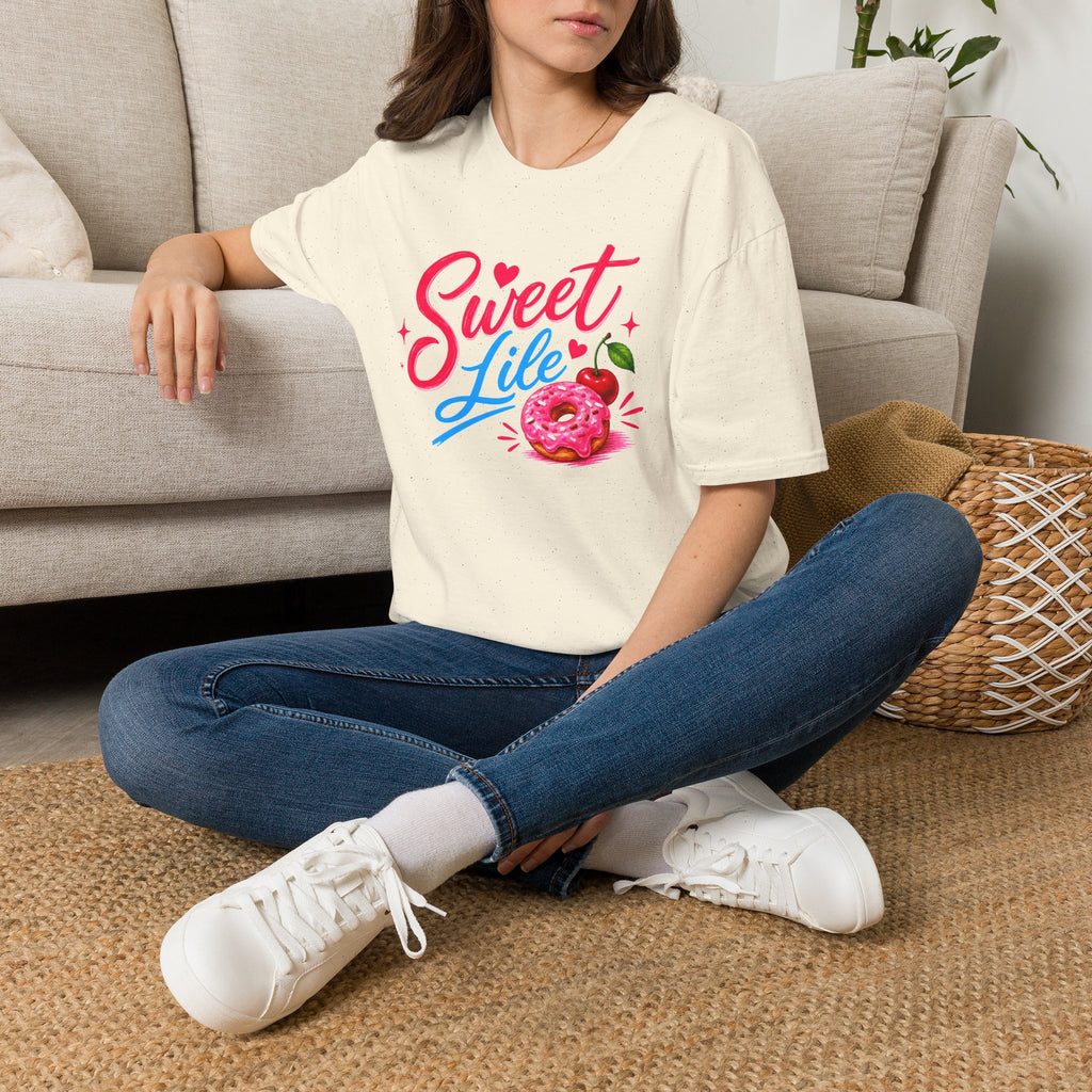 Sweet Life T-Shirt — Cute Donut & Cherry Graphic