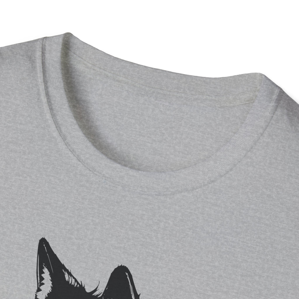 Wolf T Shirt, Mystic Wolf Graphic Tee, Forest Animal Shirt, Minimalist Wolf Head Shirt, Unisex Nature T-Shirt, Wildlife Gift, Boho Wolf Tee