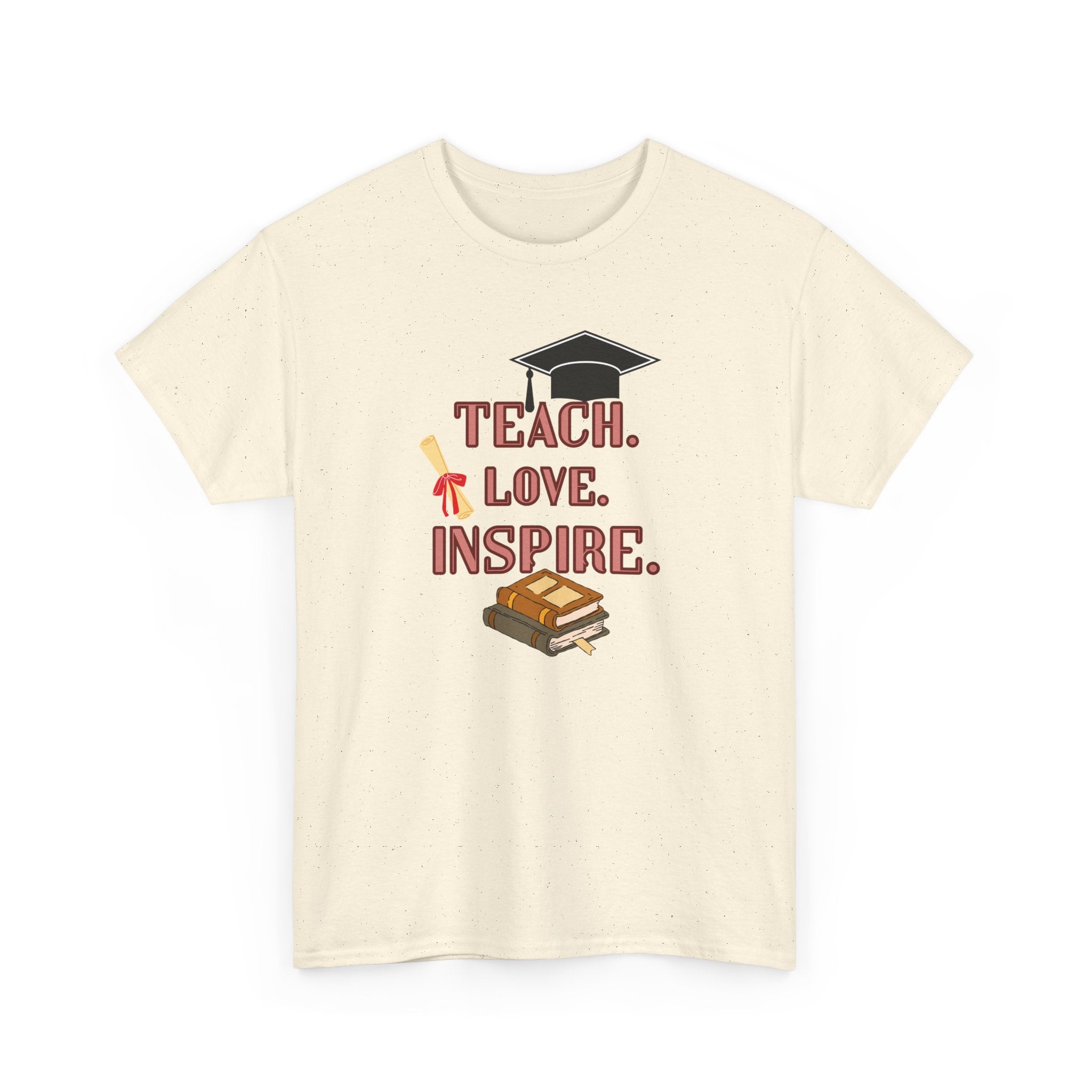 Teacher Shirt Teach Love Inspire, Teacher Gift T-Shirt, Back to School Tee, Inspirational Teacher Shirt, Unisex Graphic Tee