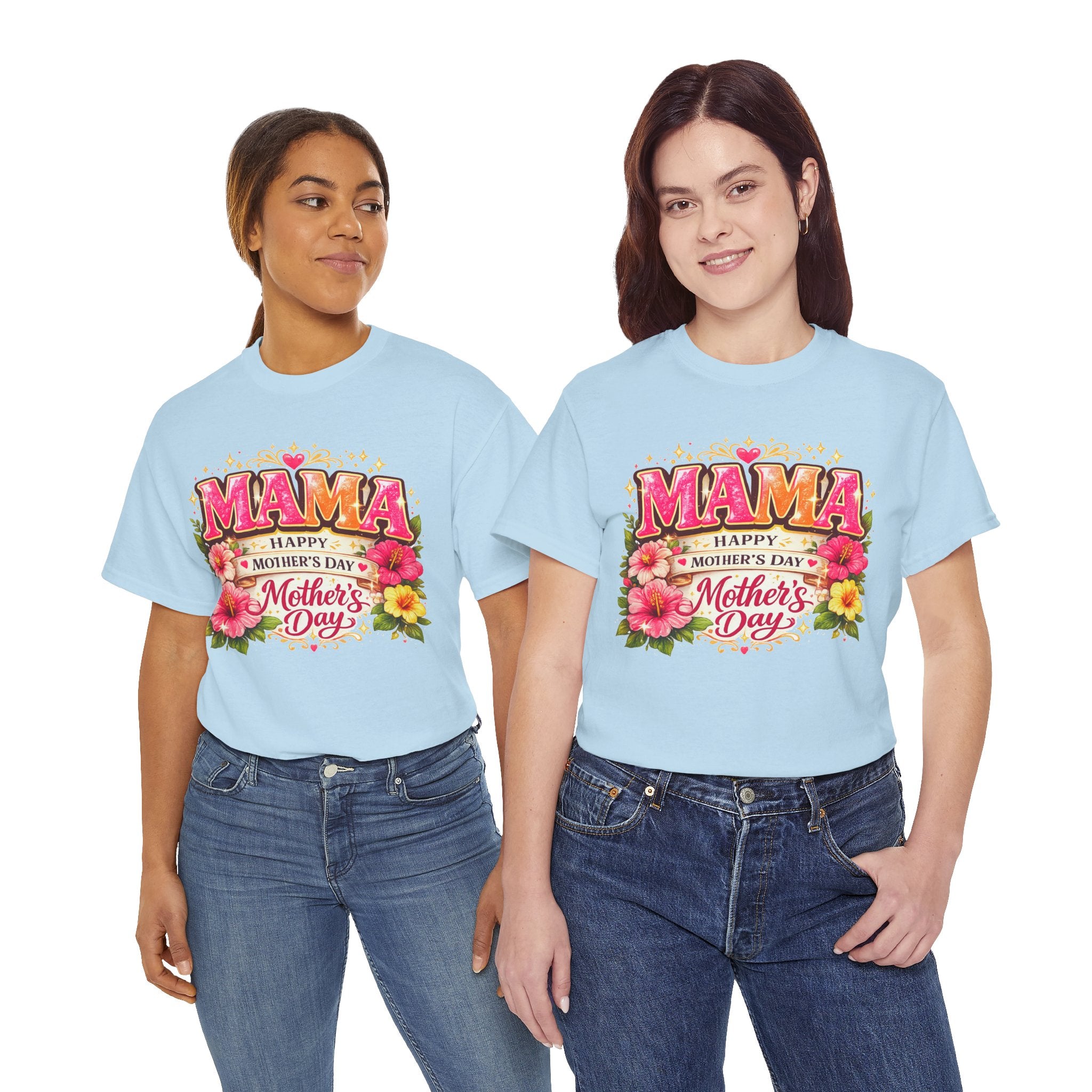Mama Floral Shirt for Women, Mother's Day Gift for Mom, Cute Flower Graphic Tee, Mama Life T-Shirt, Birthday Gift for Mother, Mom Appreciation Gift