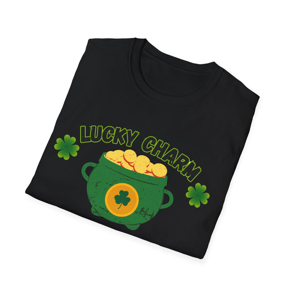 Lucky Charm T-Shirt — Pot of Gold & Shamrock St. Patrick's Day Tee