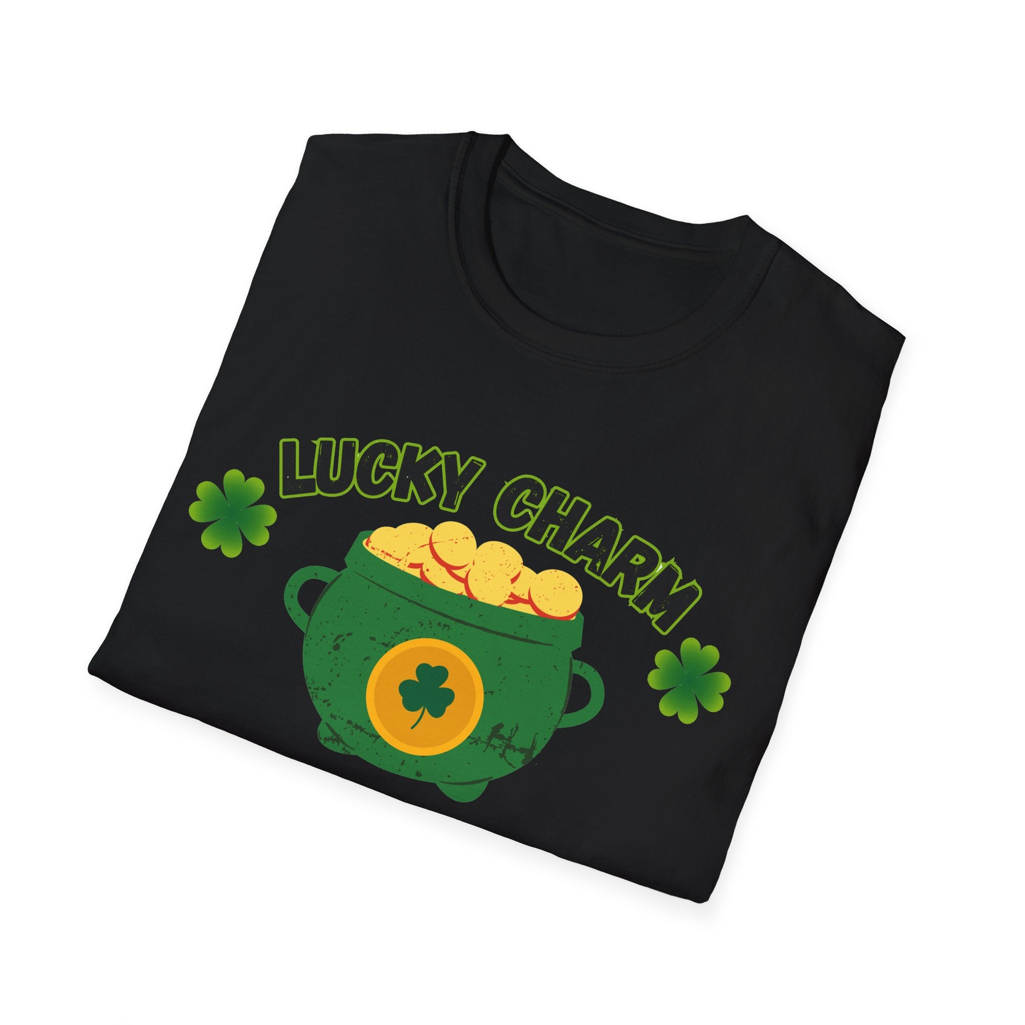 Lucky Charm T-Shirt — Pot of Gold & Shamrock St. Patrick's Day Tee
