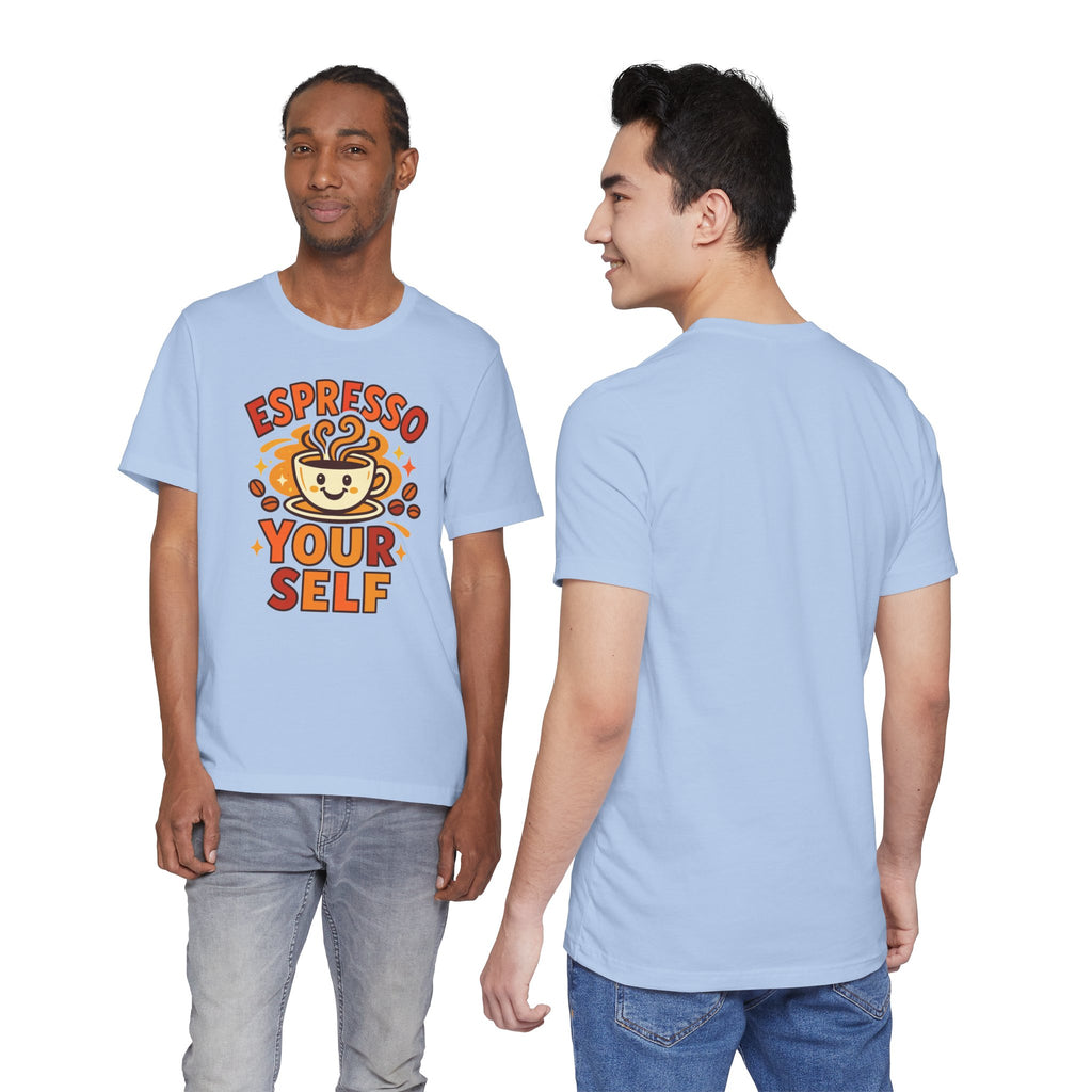 Espresso Yourself Coffee Tee — 'Espresso Your Self' Cute Coffee Cup Shirt