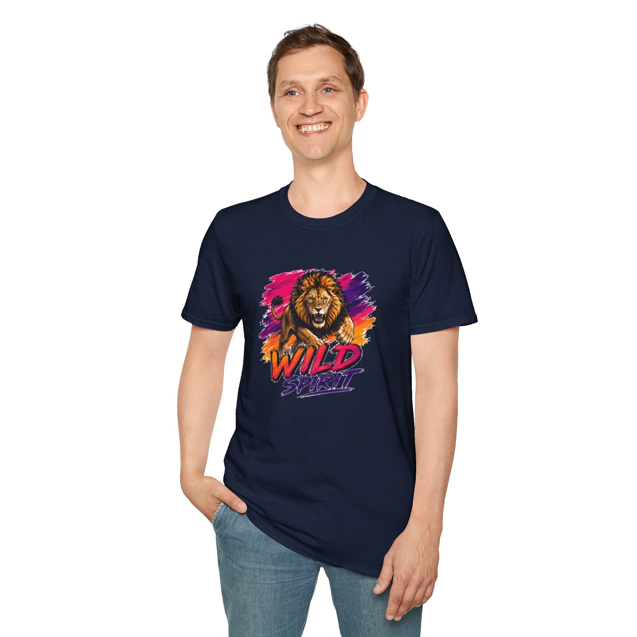 Lion T Shirt, Wild Spirit Shirt, Lion Graphic Tee, Animal Lover Shirt, Wildlife Shirt, Unisex T Shirt, Nature Gift