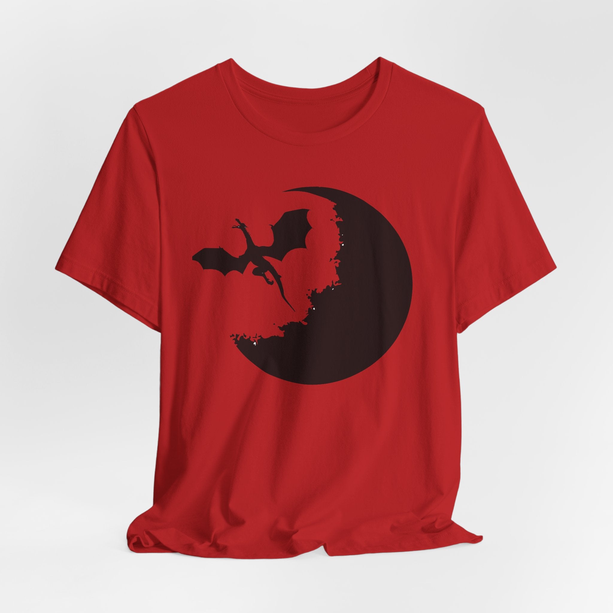 Bat Silhouette Moon T-Shirt — Gothic Halloween Tee