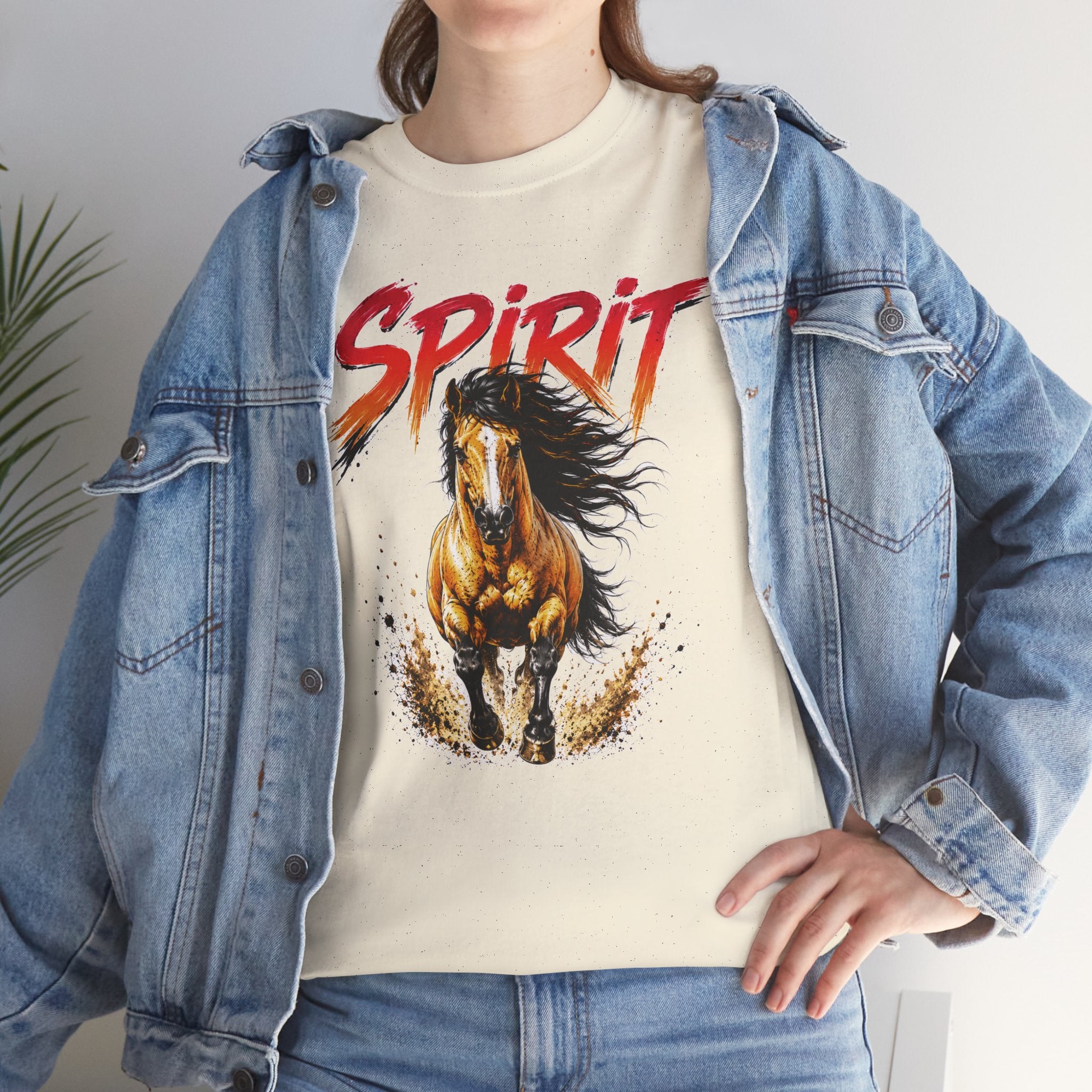 Spirit Running Horse T-Shirt — Wild Mustang Graphic Tee