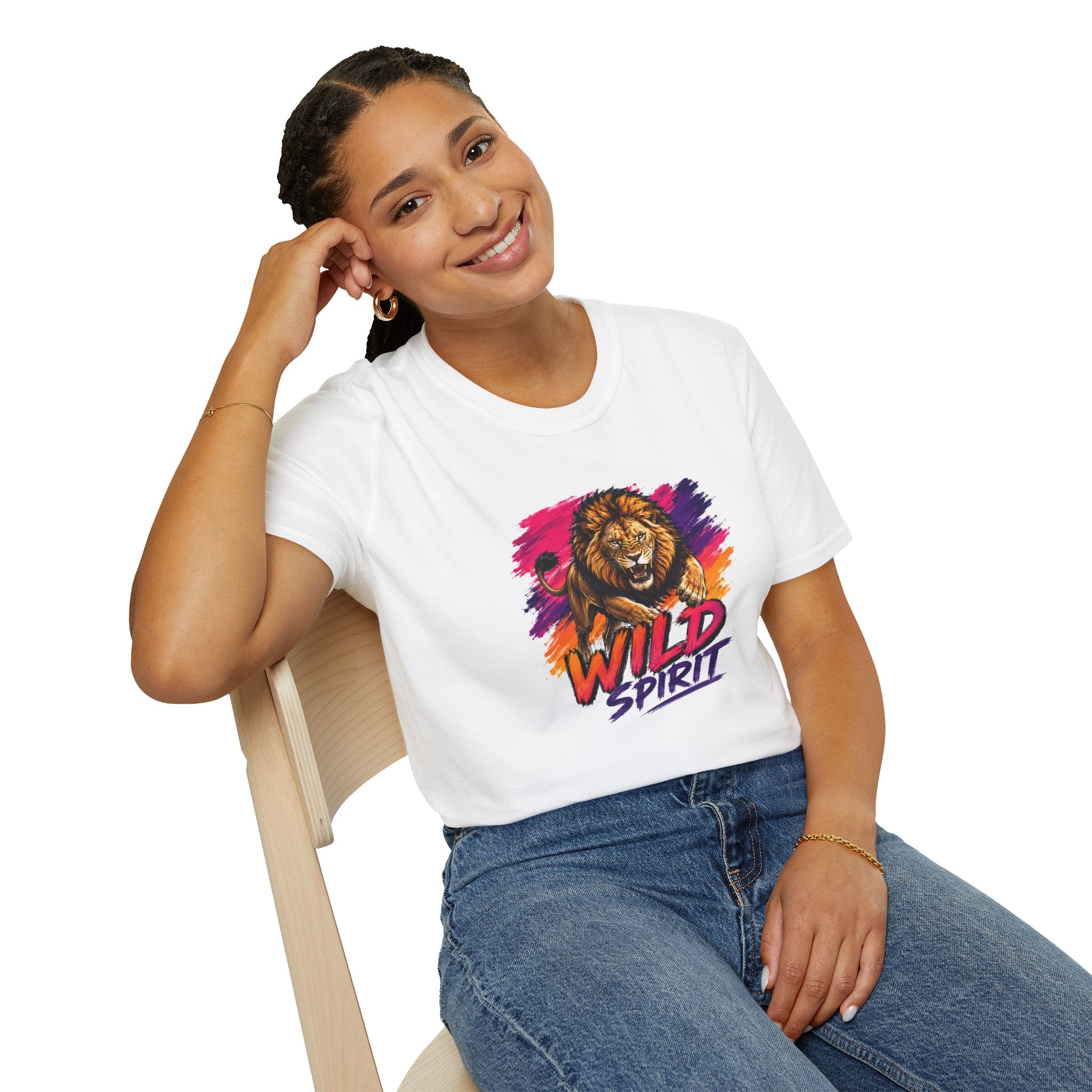 Lion T Shirt, Wild Spirit Shirt, Lion Graphic Tee, Animal Lover Shirt, Wildlife Shirt, Unisex T Shirt, Nature Gift