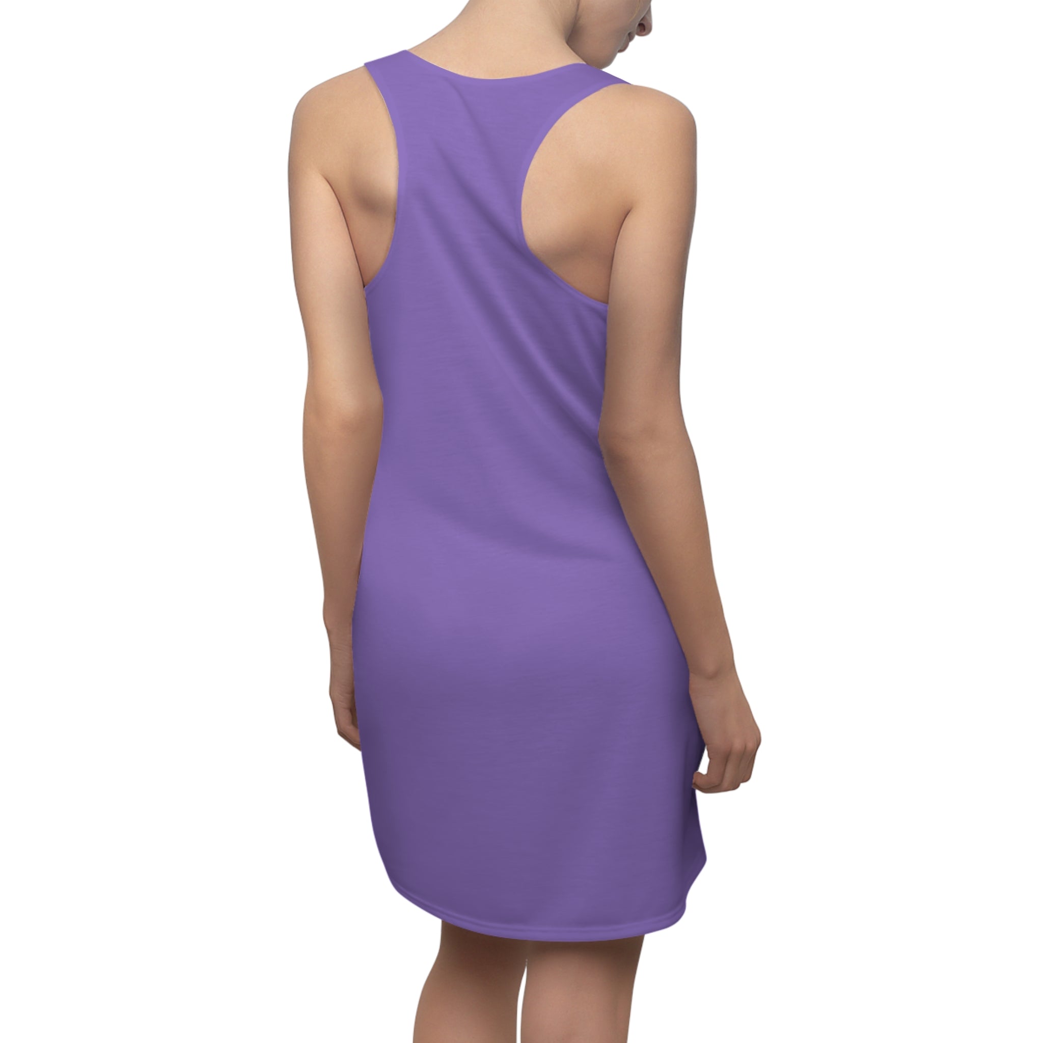 Tropical Sea Turtle Racerback Dress – Sunset Hibiscus Beach Print