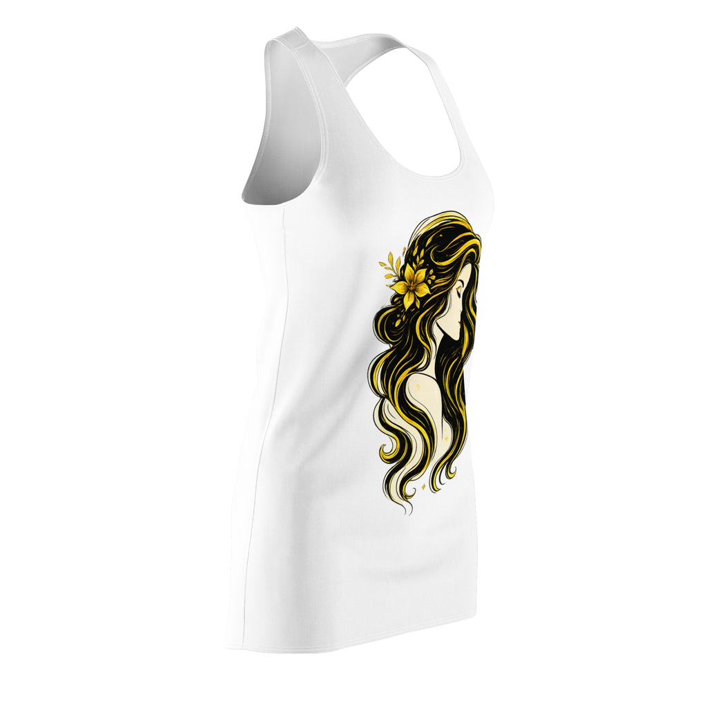 Women Tank Dress Boho Girl Graphic Summer Mini Dress Aesthetic Outfit Casual Cute Gift for Her