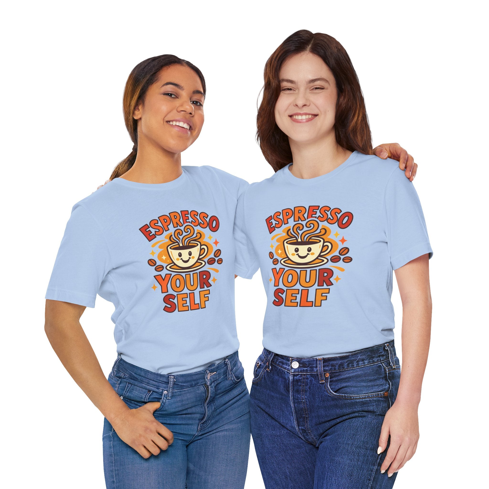 Espresso Yourself Coffee Tee — 'Espresso Your Self' Cute Coffee Cup Shirt