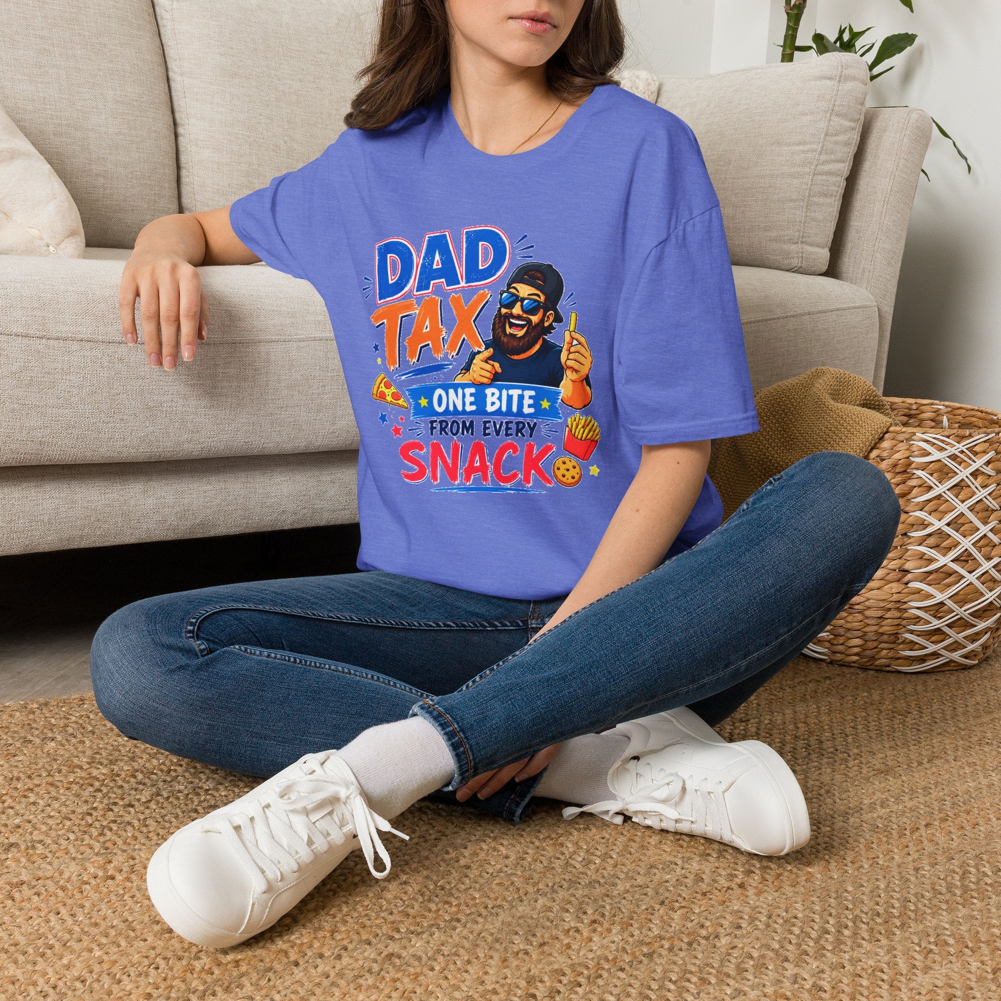 Funny Dad Tax Shirt, One Bite From Every Snack T-Shirt, Dad Joke Tee, Gift for Dad, Daddy Shirt, Father's Day Gift, Food Lover Dad Tee