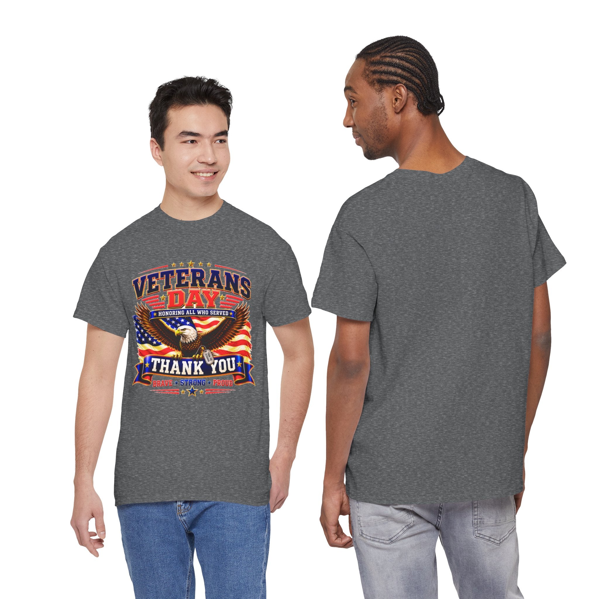 Veterans Day Eagle T-Shirt – "Thank You" Patriotic Tribute Tee