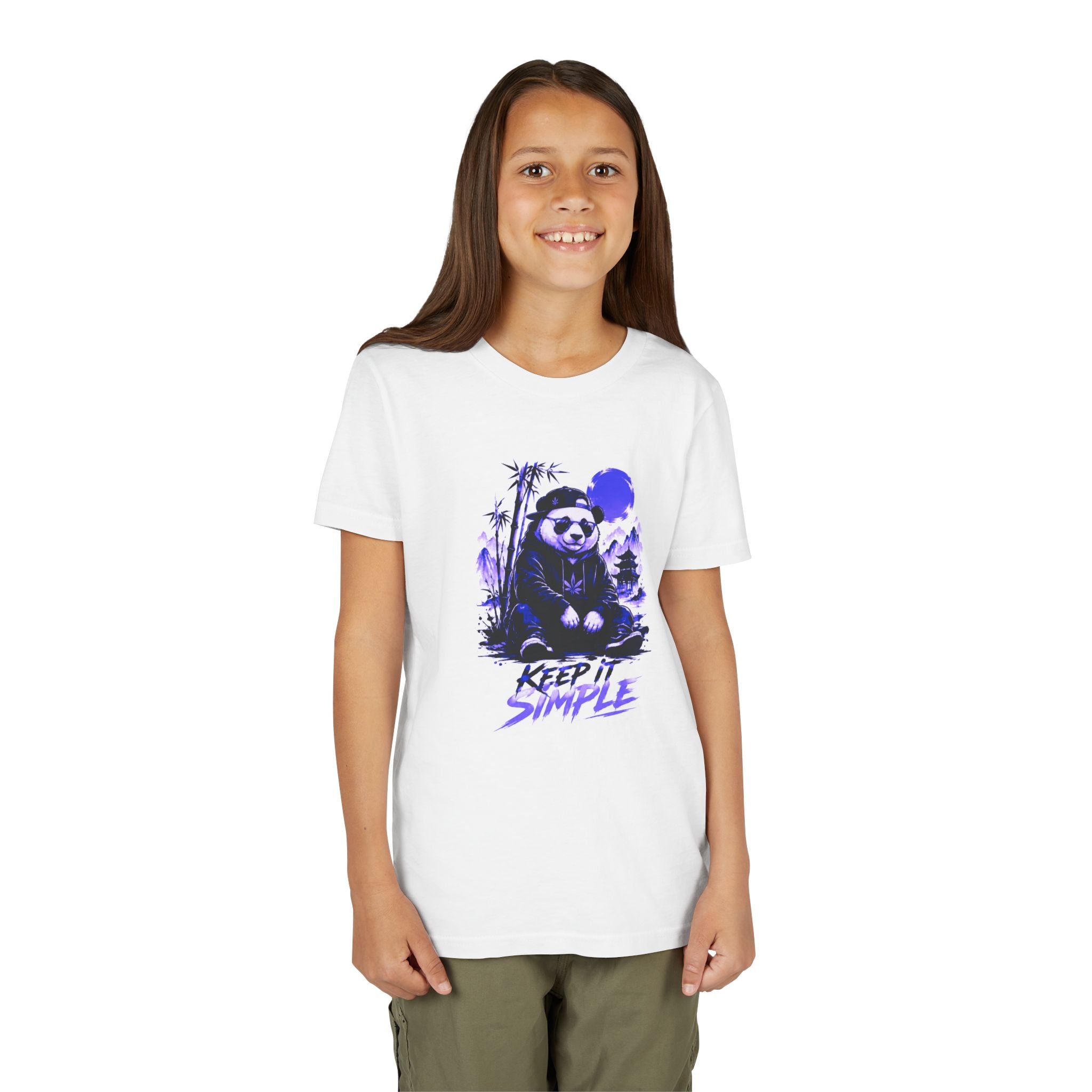 Youth Tee — 'Keep It Simple' Panda Graphic