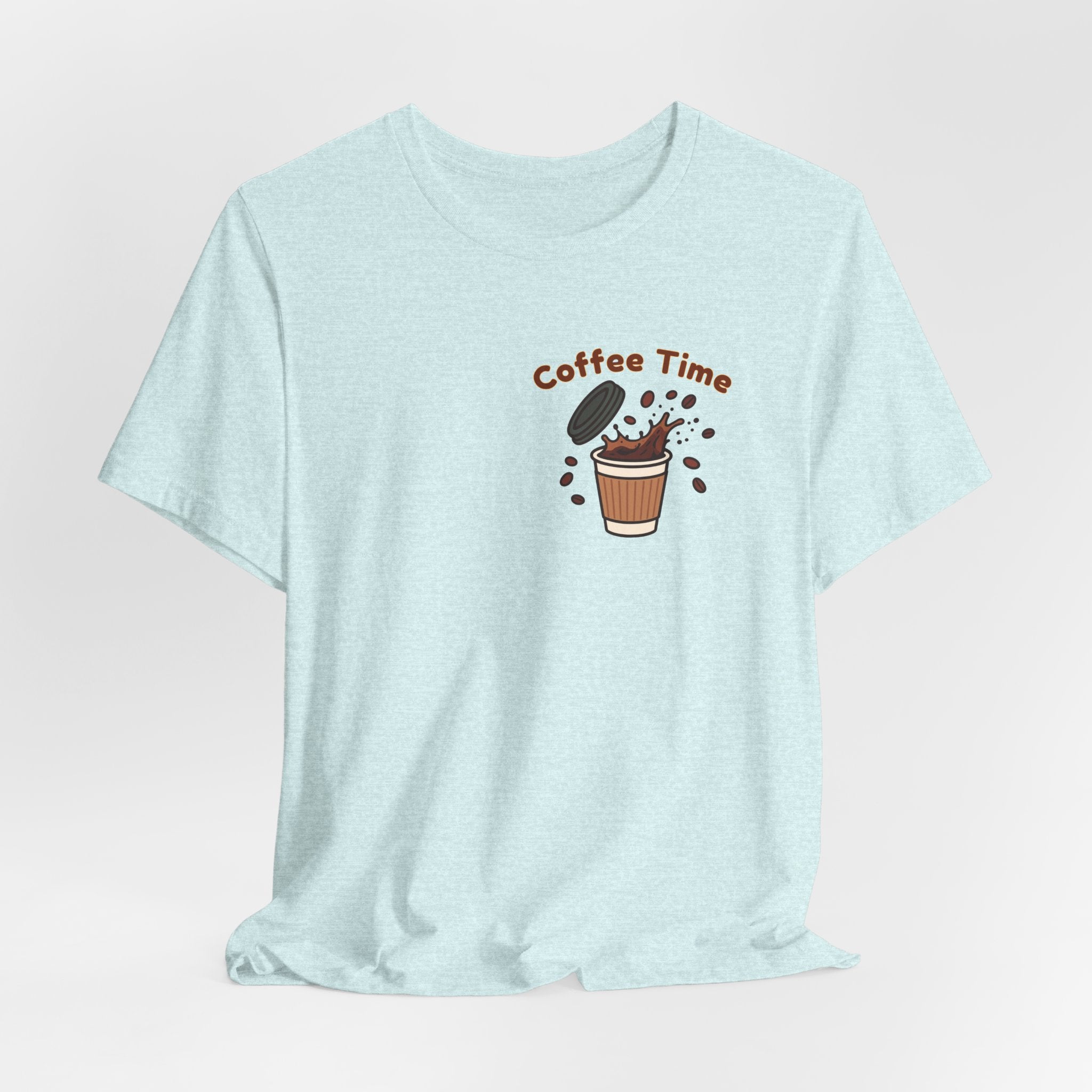 Coffee Time Tee — "More Espresso Less Depresso" Graphic T-Shirt