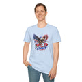 American Eagle T Shirt, Patriotic Eagle Shirt, Wild Spirit Tee, USA Flag Shirt, Fourth of July Shirt, Unisex Graphic Tee
