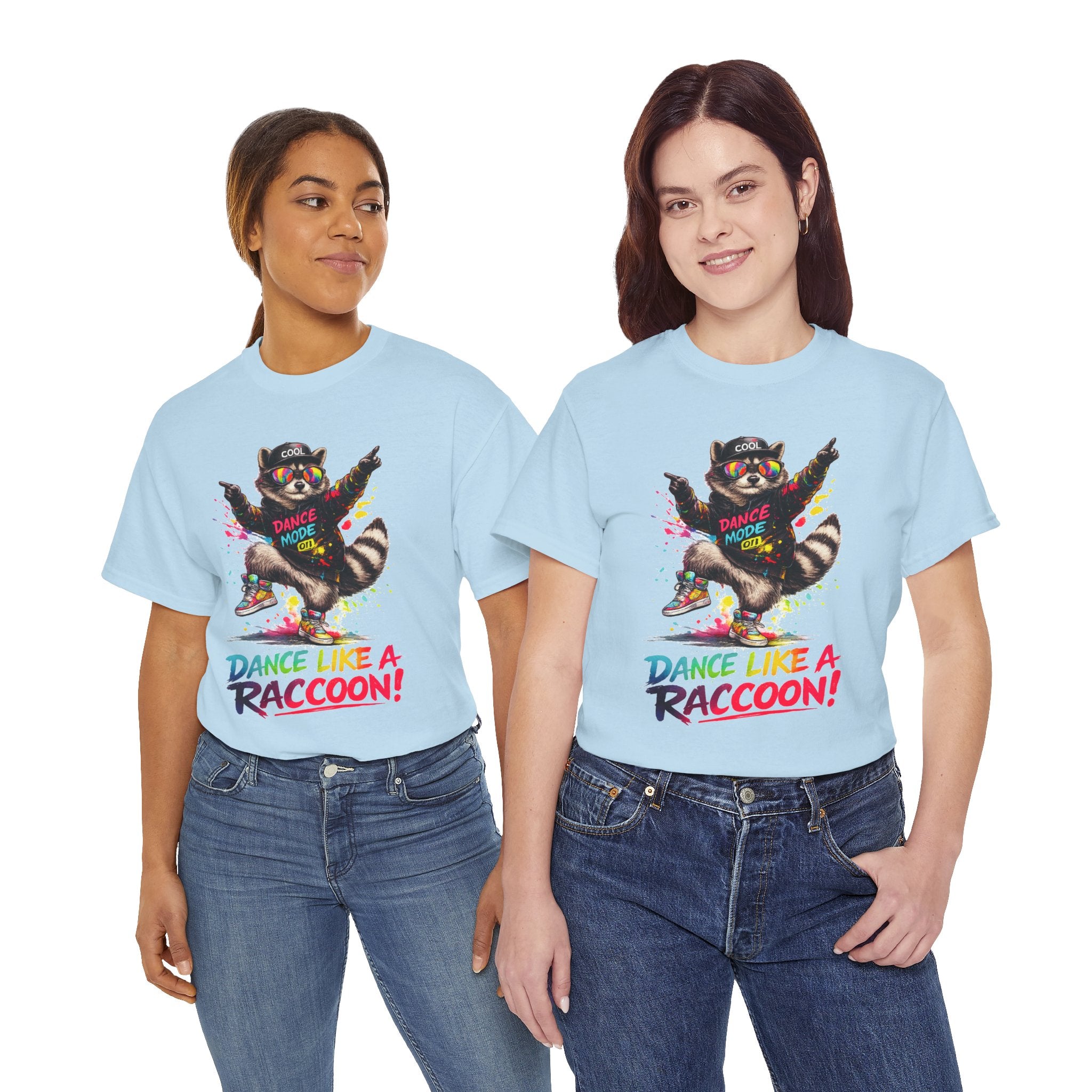 Dance Like a Raccoon T-Shirt — Cute Retro Raccoon Dance Graphic Tee