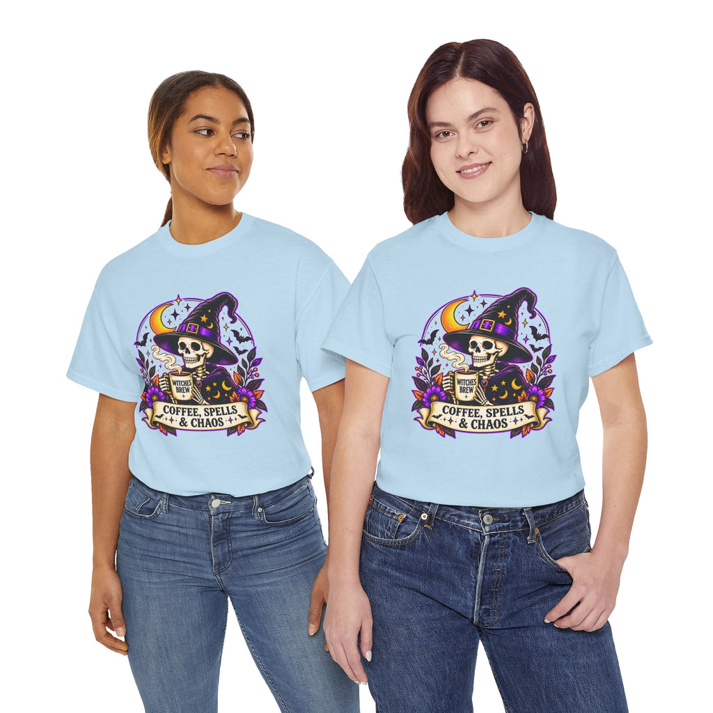 Halloween Skeleton Witch Shirt | Spooky Graphic Tee